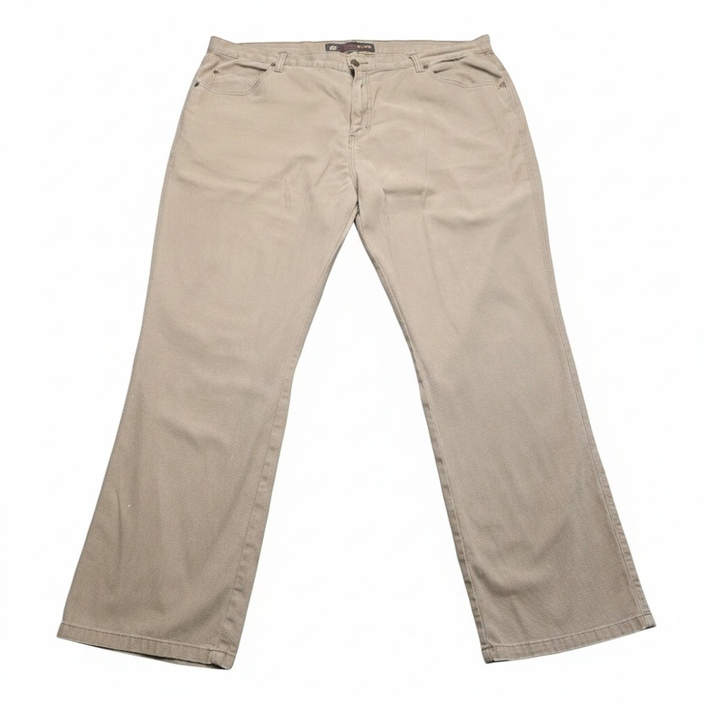 Americaware Men's 42x30 Brown Canvas Work Pants Outdoor Carpenter Straight‎ Leg
